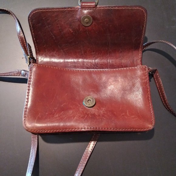 Vintage THE TREND Italian Leather handbag - Purse - Picture 5 of 13
